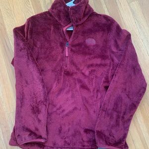 The North Face Maroon Fleece Jacket